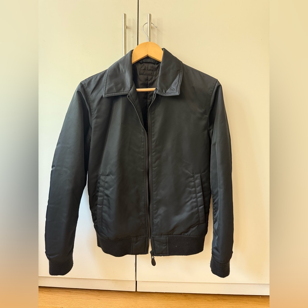 Uniqlo Men's Black Bomber Jacket